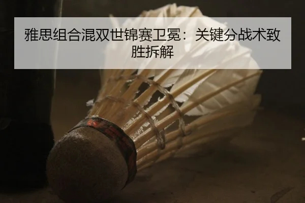 雅思组合混双世锦赛卫冕：关键分战术致胜拆解